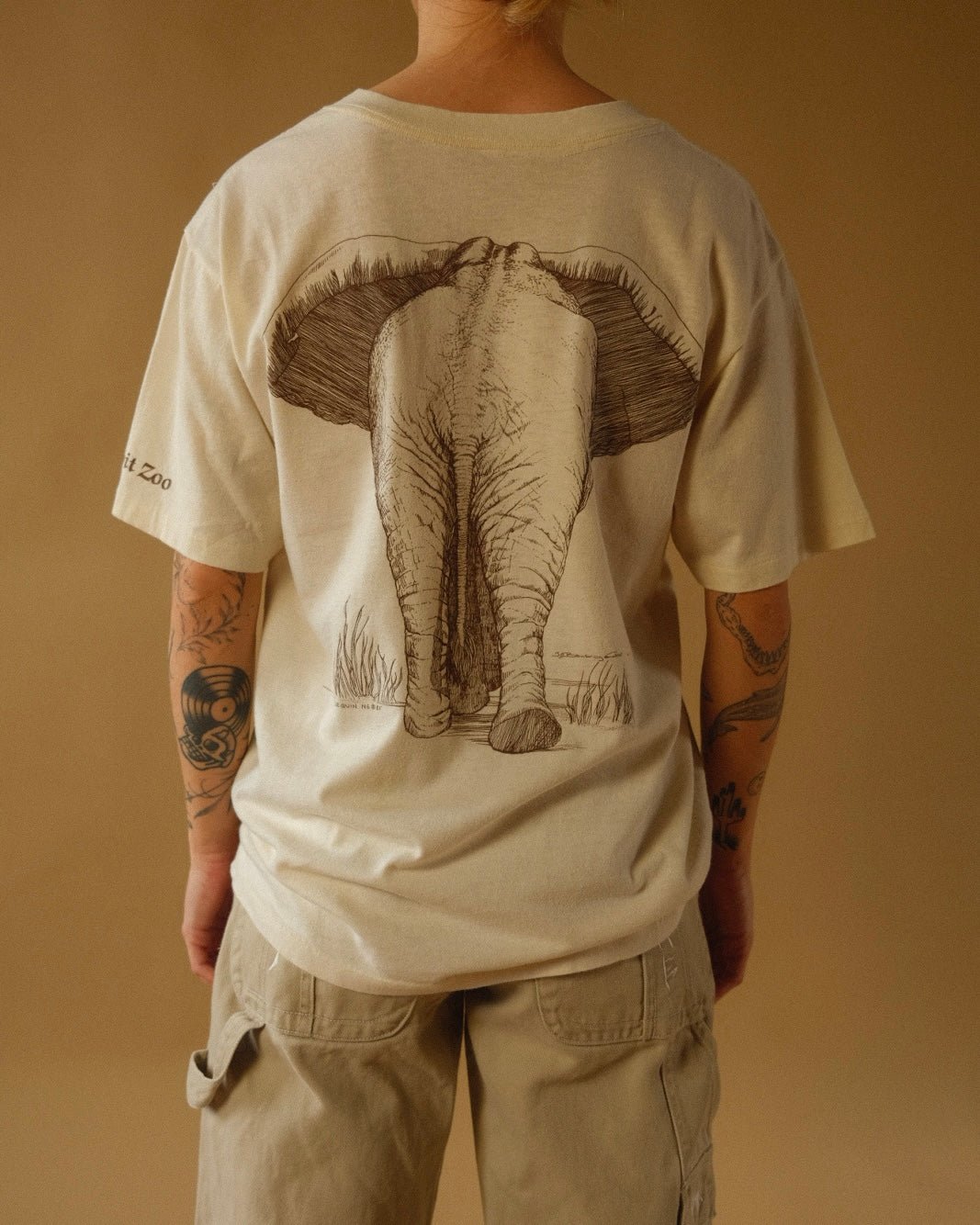 1981 Detroit Zoo Elephant Tee