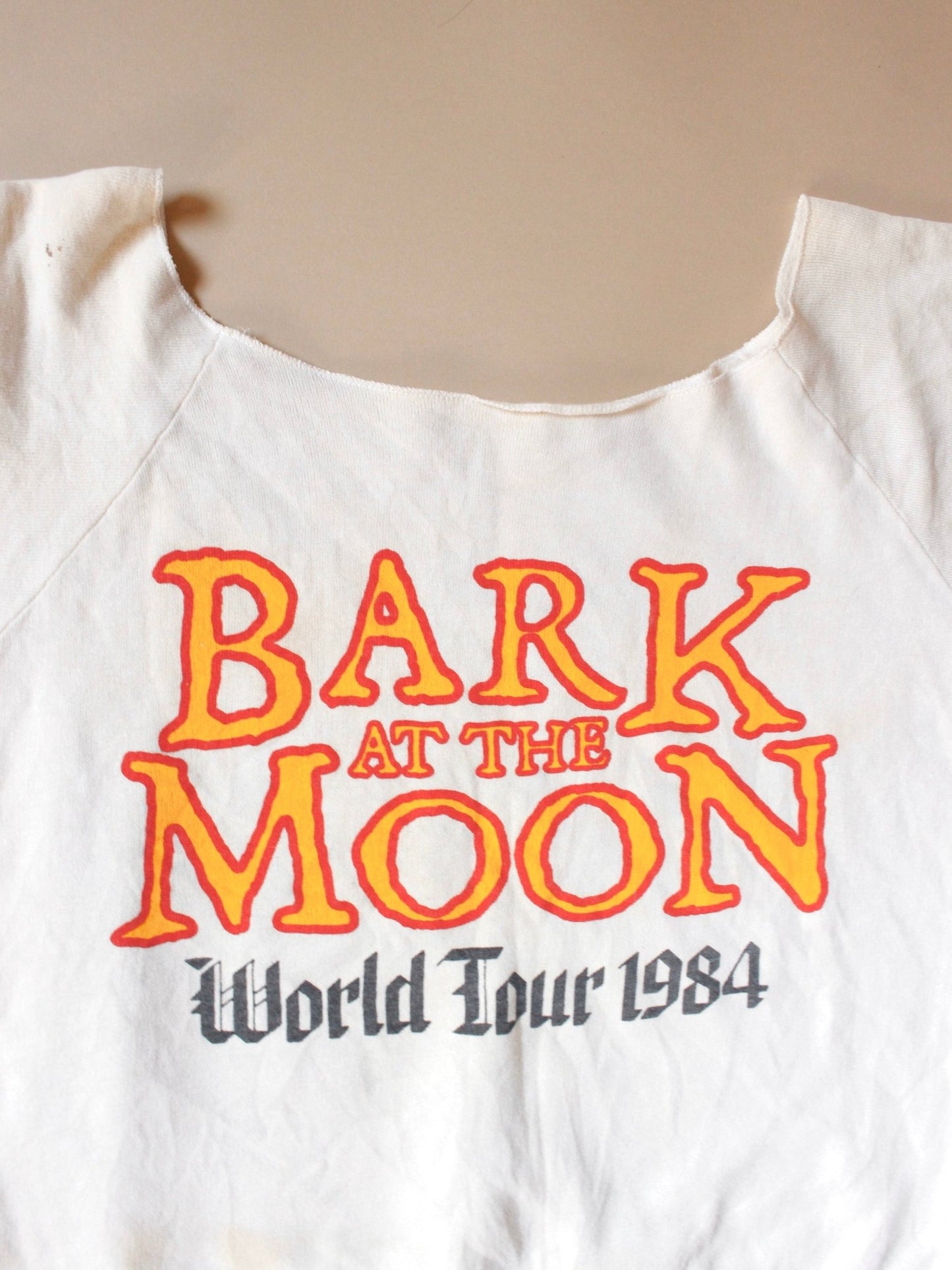 1984 Ozzy “Bark at the World” Tour Cut-Off
