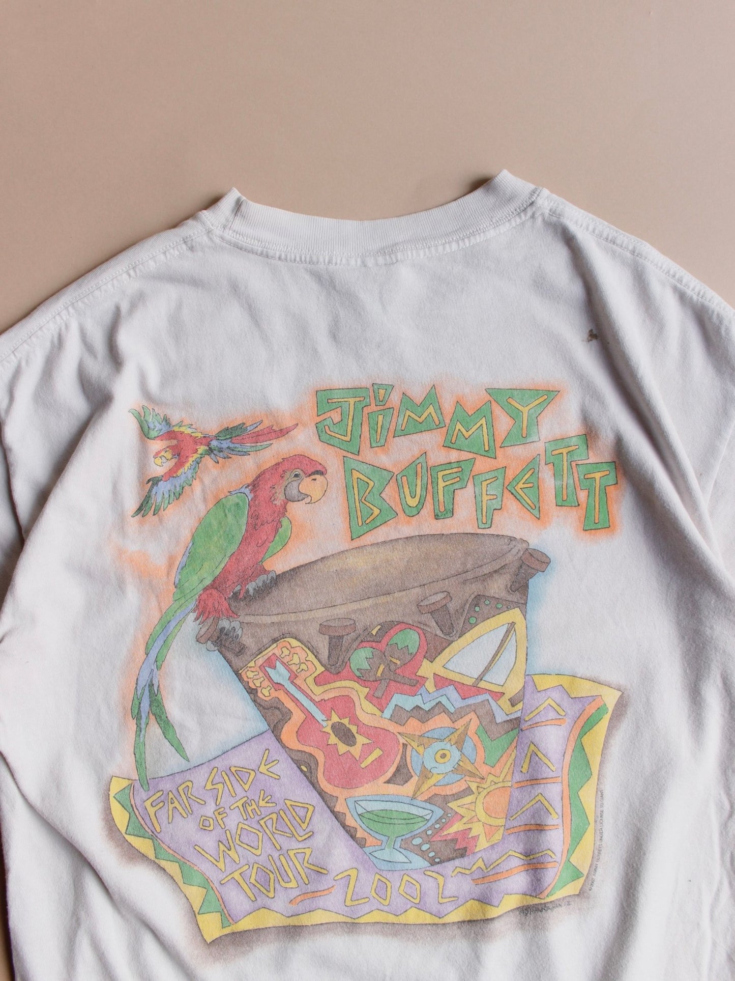 2002 Jimmy Buffett Far side of the World Tee