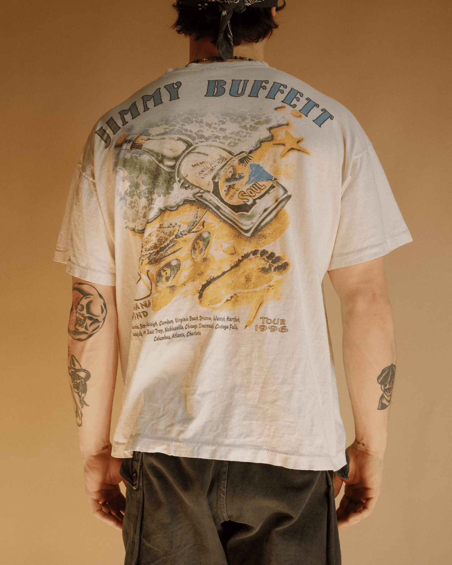 1996 Jimmy Buffet Banana Wind Tour Tee