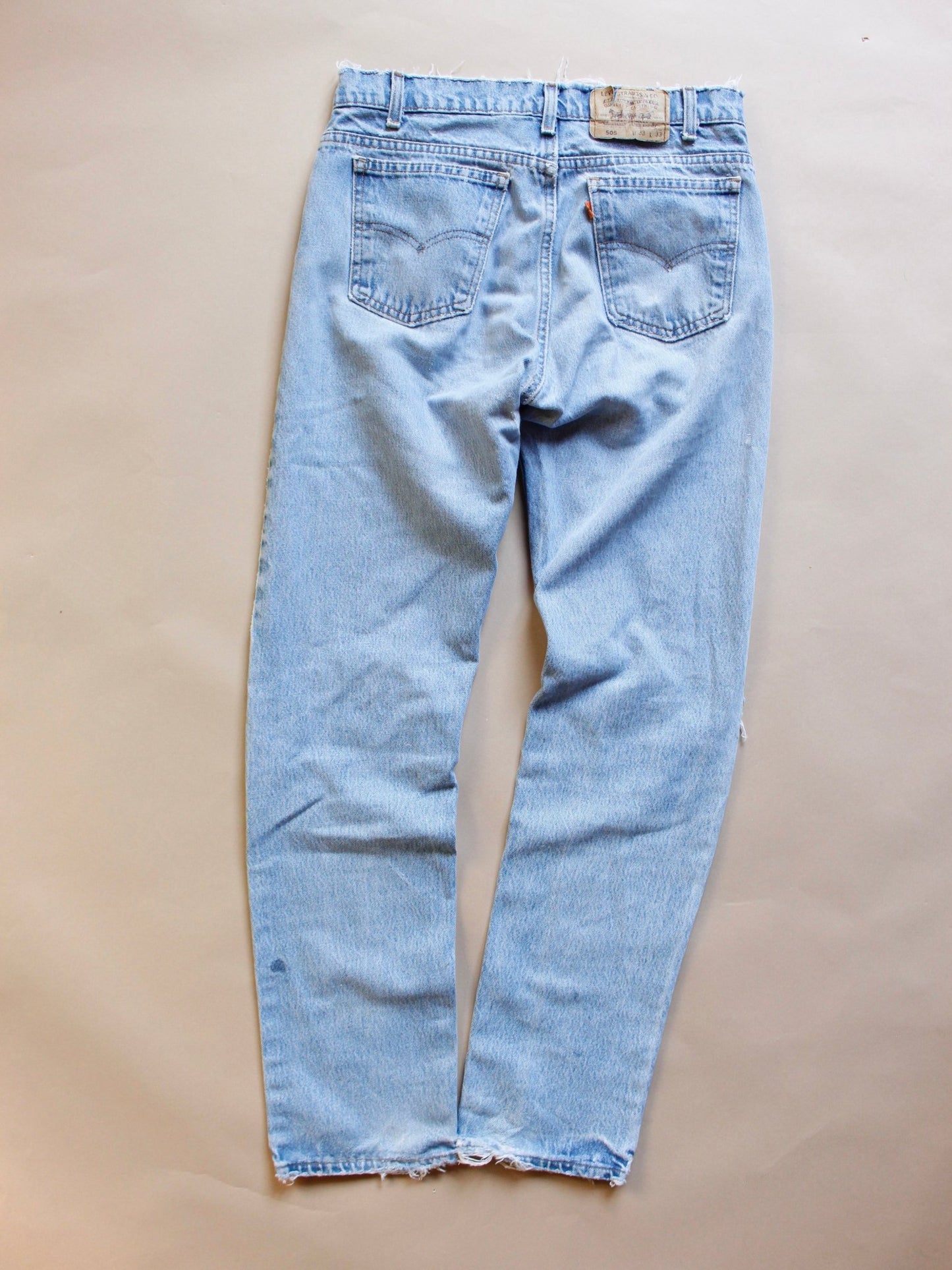 1980s Orange Tab Levi’s 505s