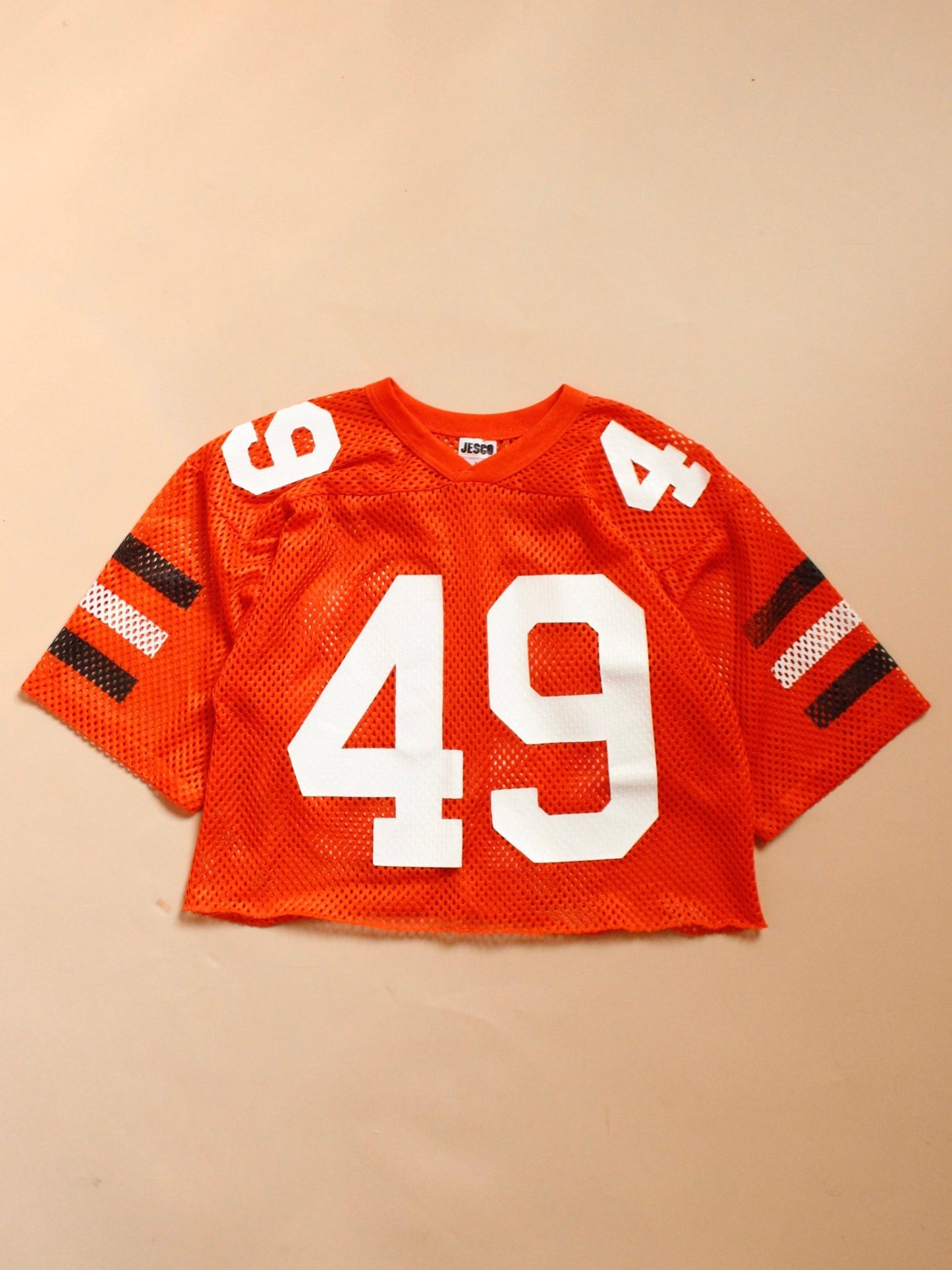1980s Cropped Mesh Jersey