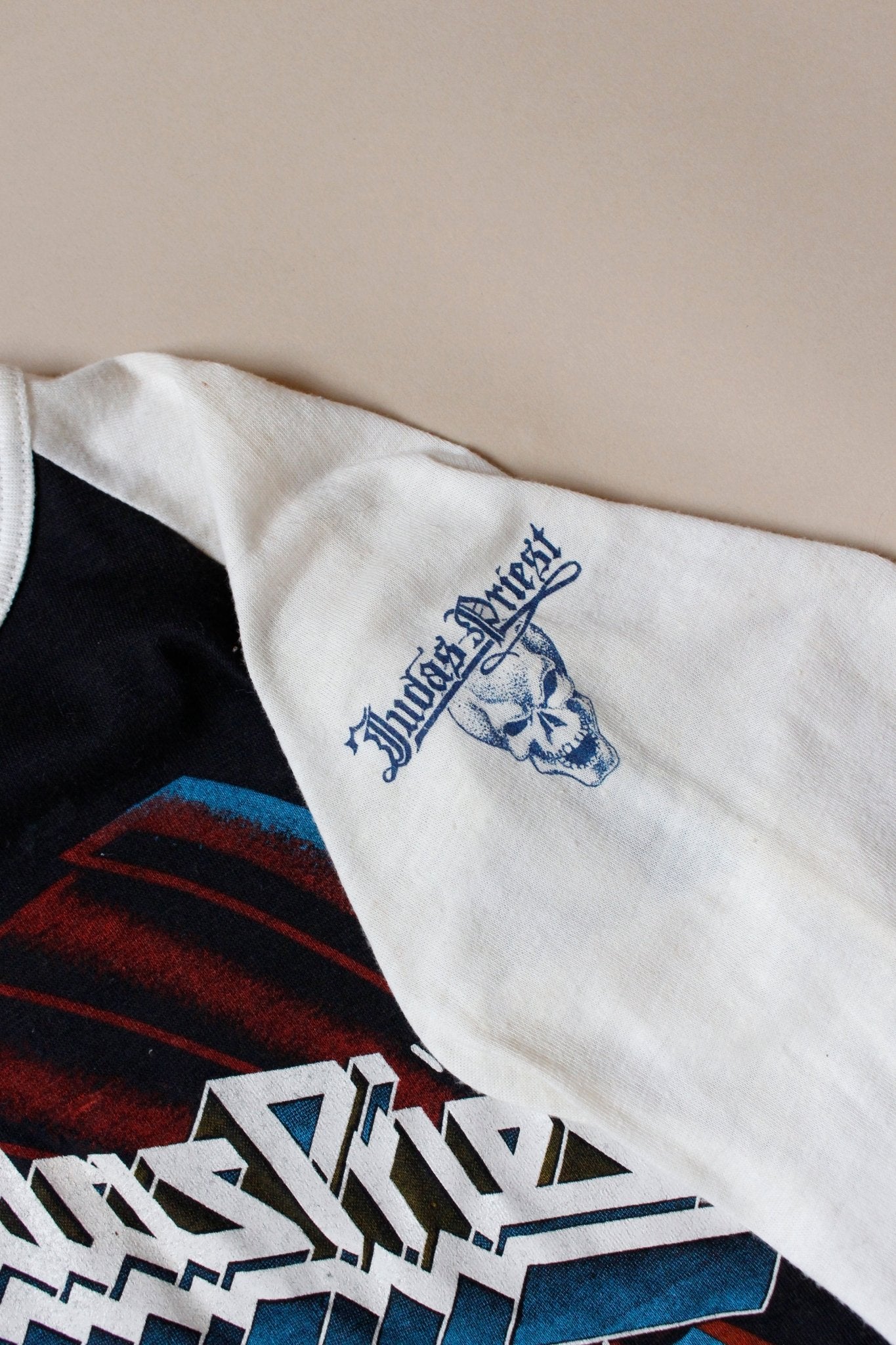 1982 Judas Priest Screaming for Vengeance Baseball Tee