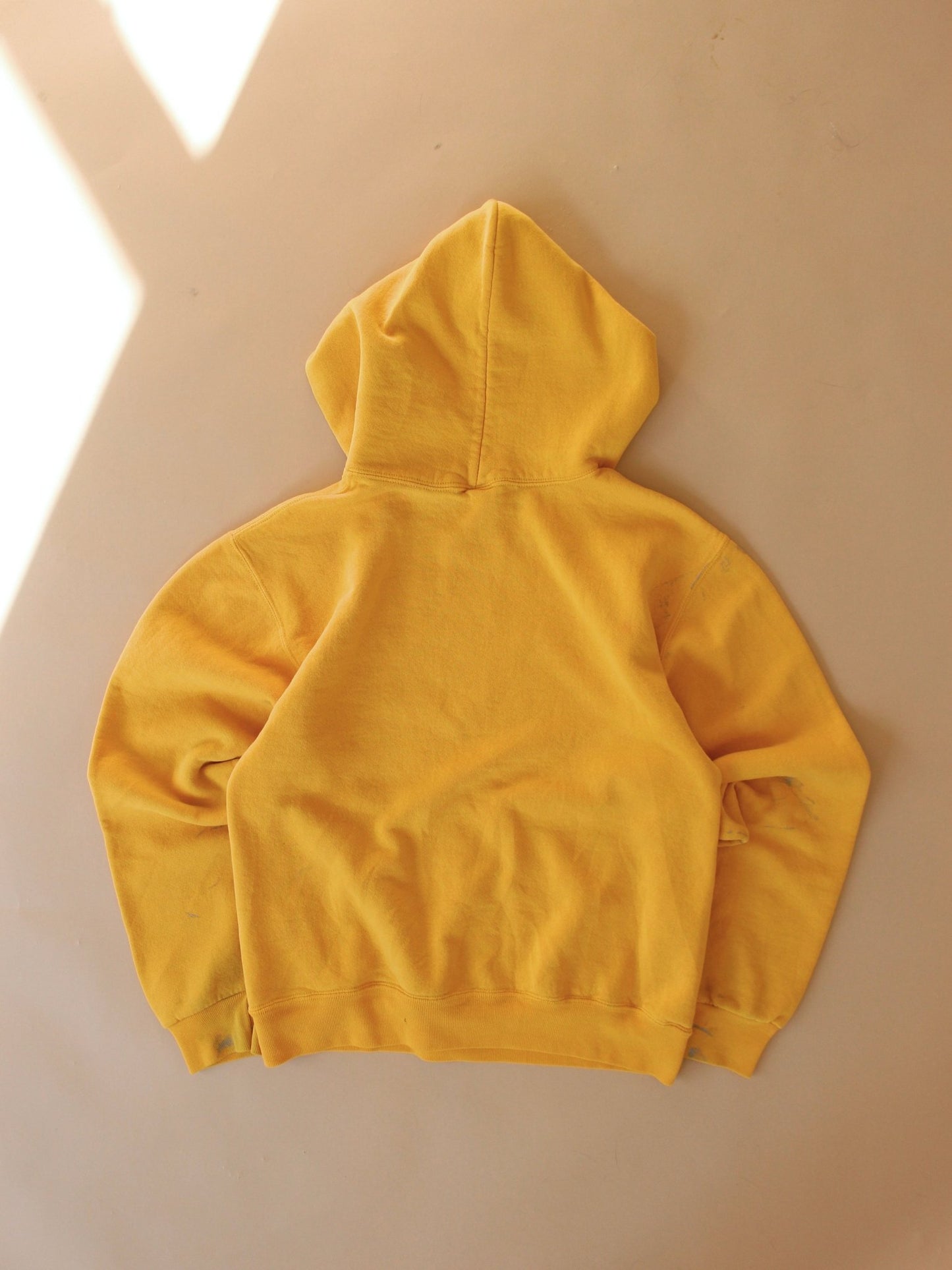 1990s Blank Yellow Russell Hoodie