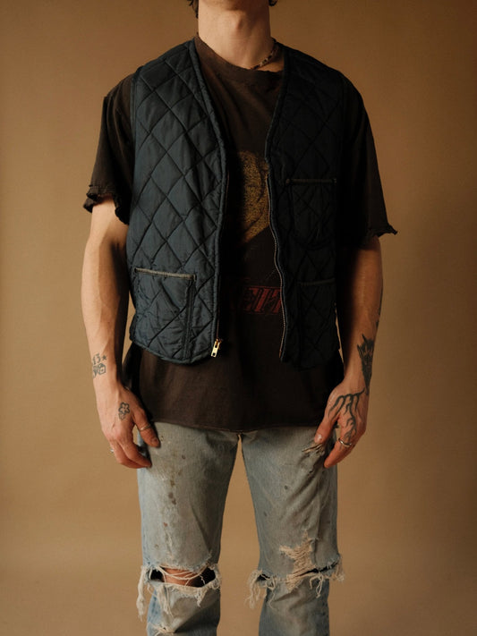 1980s Quilted Vest