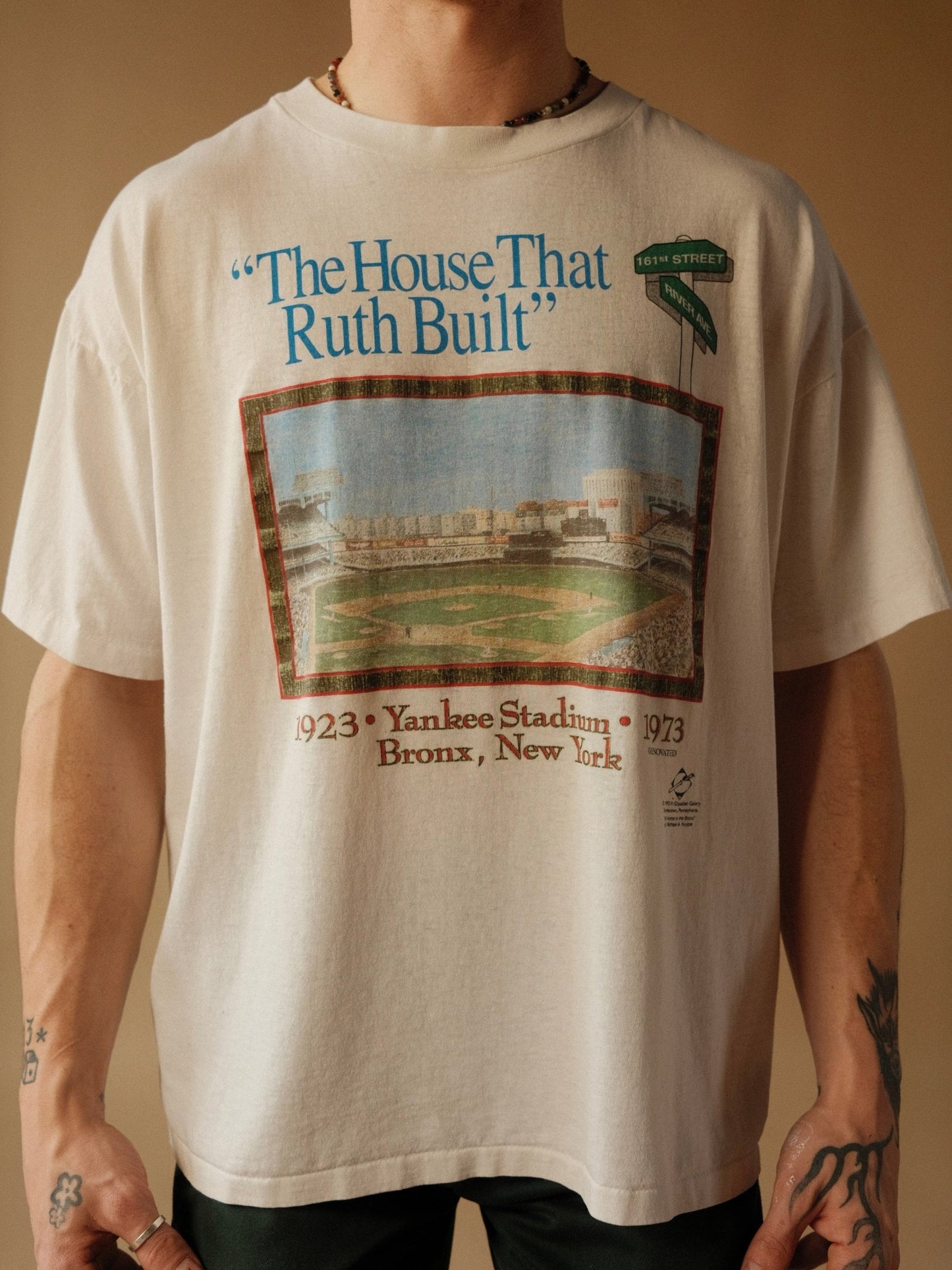 1993 “The House that Ruth Built” Yankees Stadium Tee