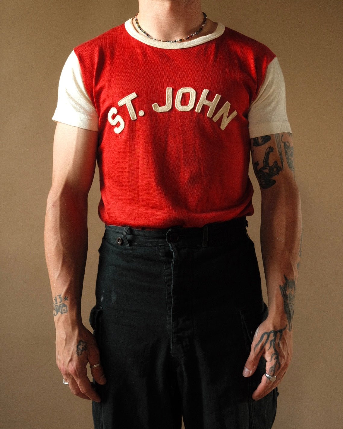 1950s St. John Durene Short Sleeve Jersey