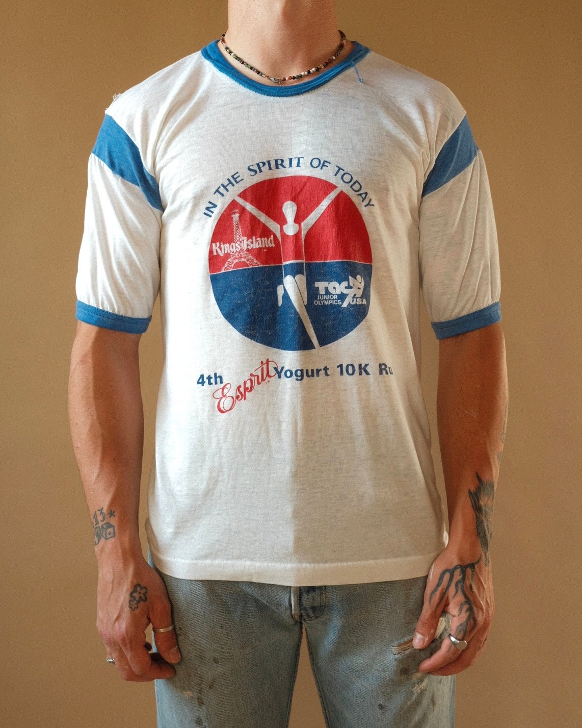 1970s Junior Olympics Ringer Tee