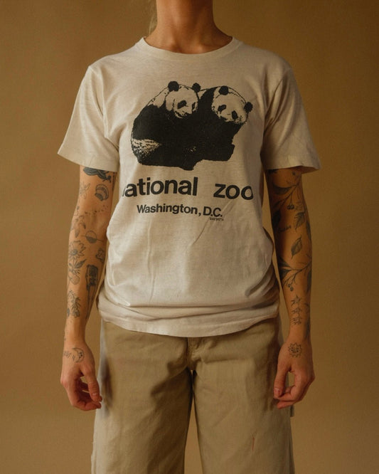 1982 National Zoo Washington DC Panda Tee