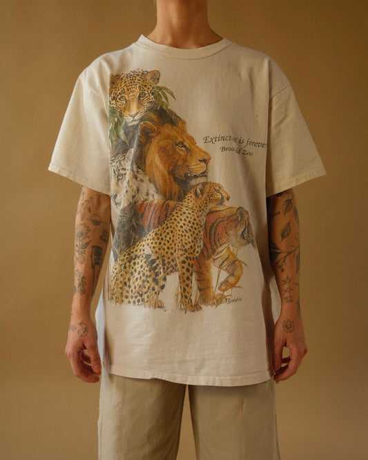 1990s “Extinction is Forever” Brookfield Zoo Tee