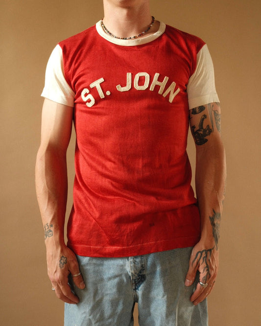 1950s St. John Durene Short Sleeve Jersey