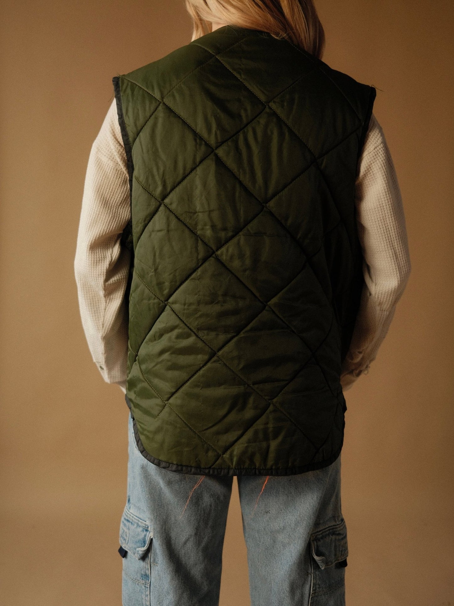 1980s Quilted Hunting Vest