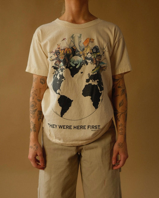 1990s “They Were Here First” Human-I-Tee