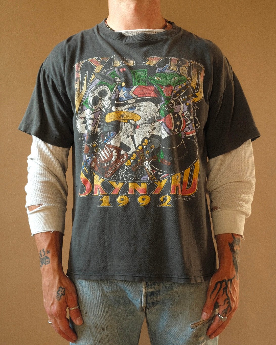 1992 Faded Lynyrd Skynyrd Made In The South Tee