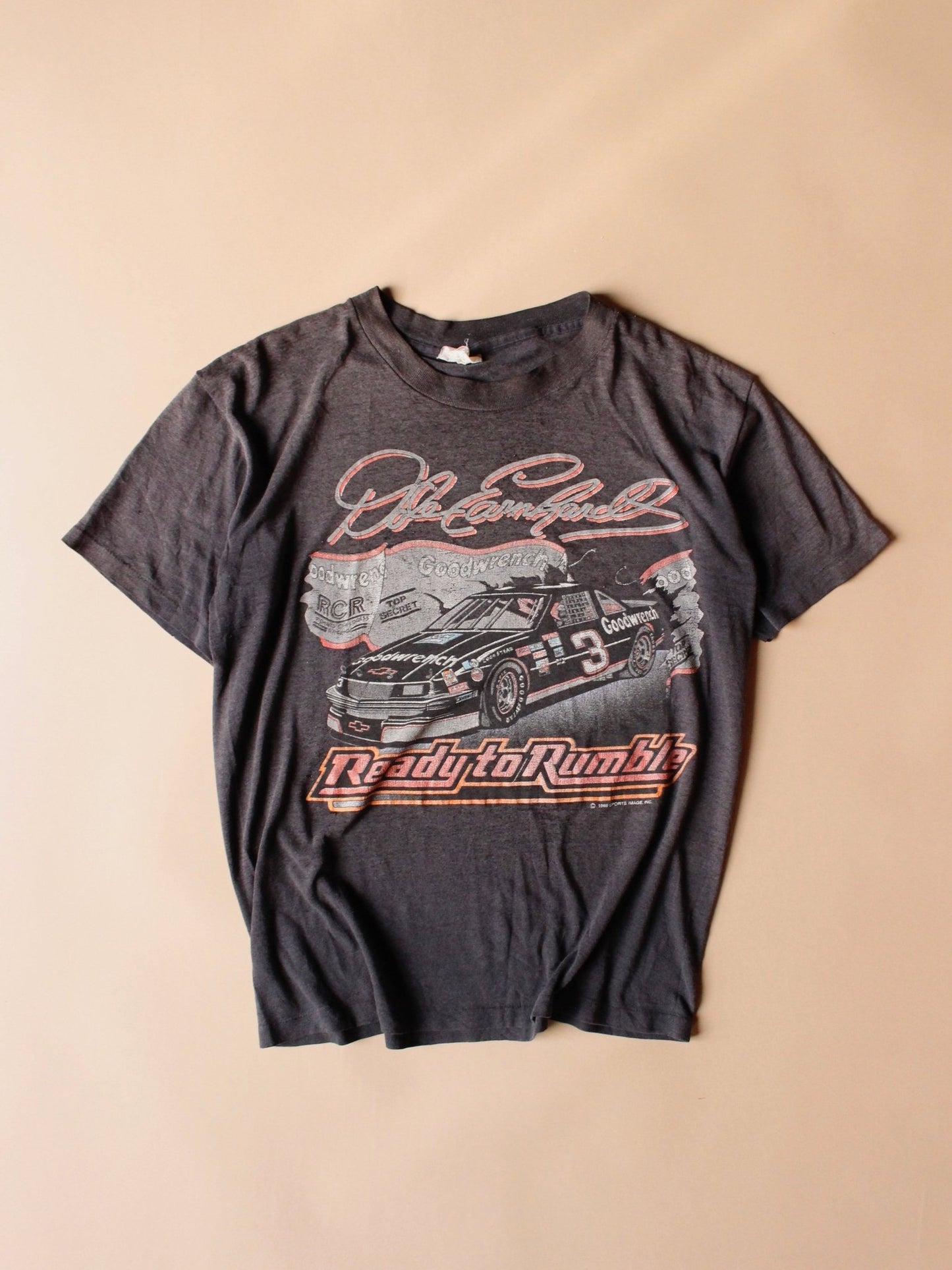 1989 Faded Dale Earnhardt “Ready To Rumble” Racing Tee