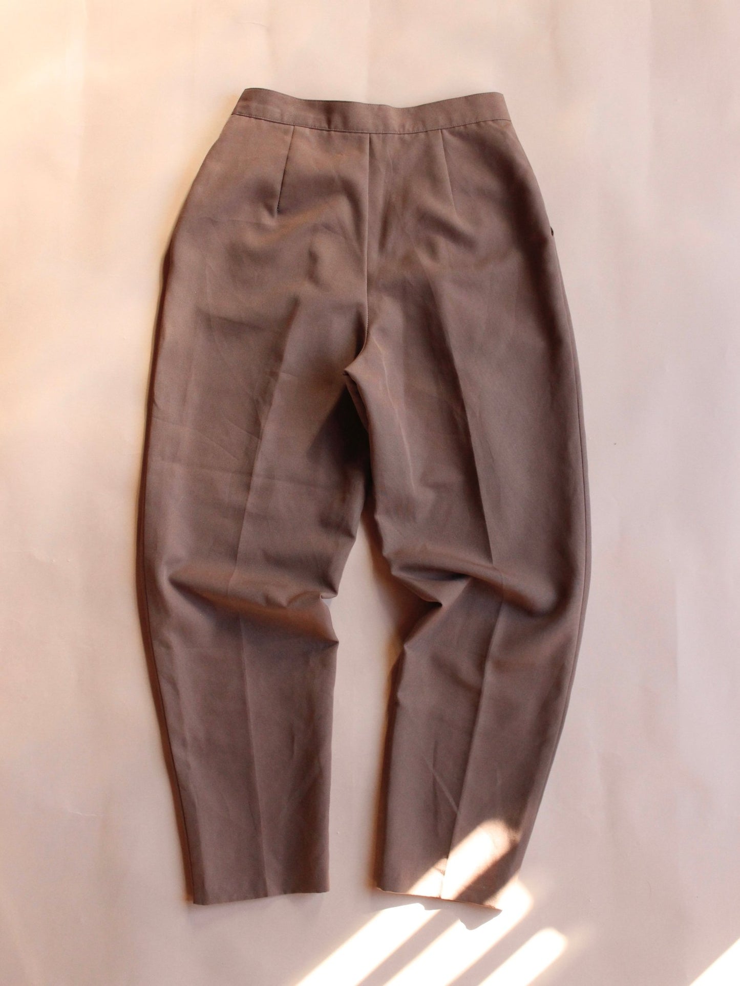 1970s Women’s Pleated Poly Trouser