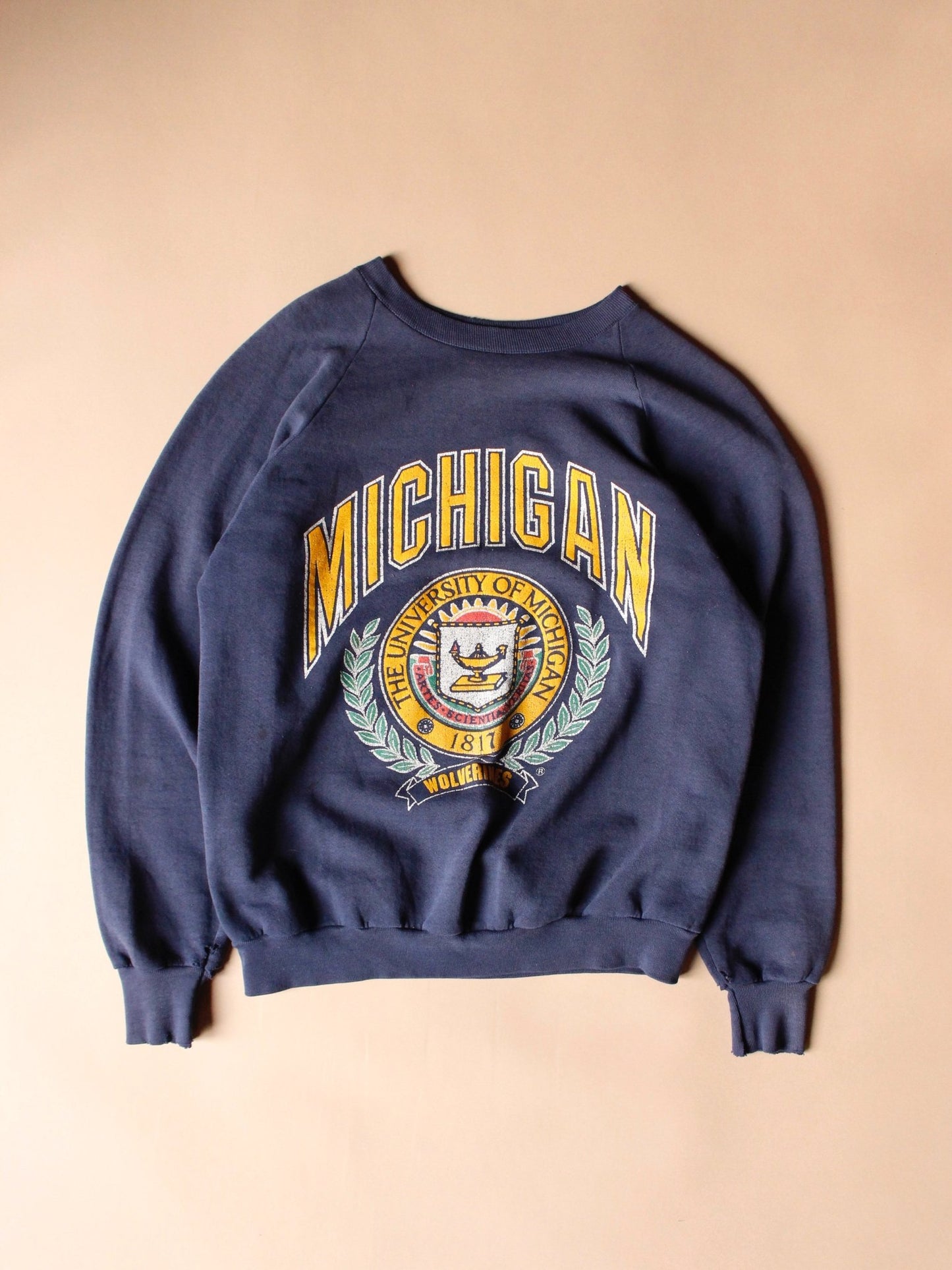 1990s Faded Michigan Wolverines Crew