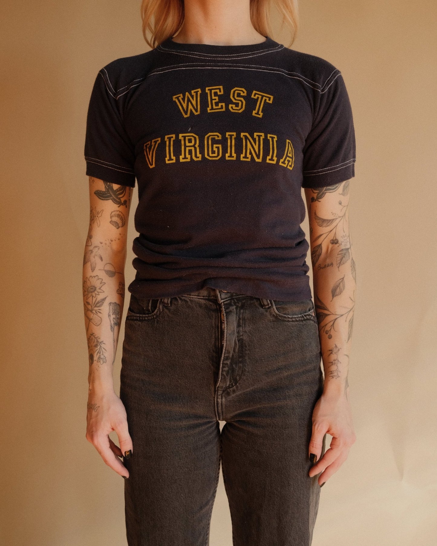 1970s West Virginia Cotton Jersey