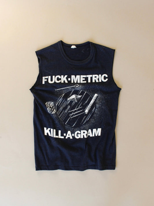 1980s “Fuck-Metric Kill-A-Gram” Tank
