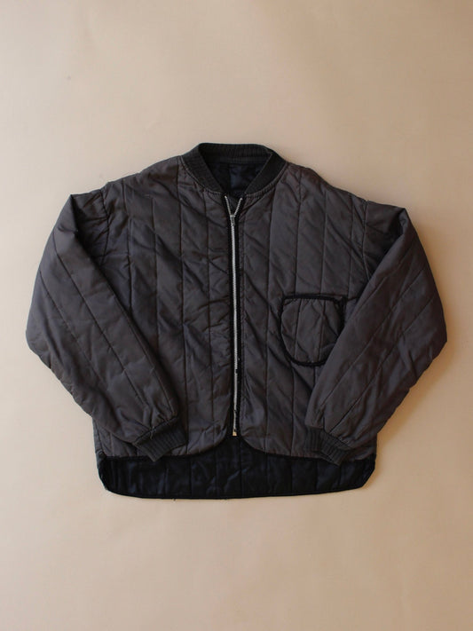 1980s Grey Jacket Liner