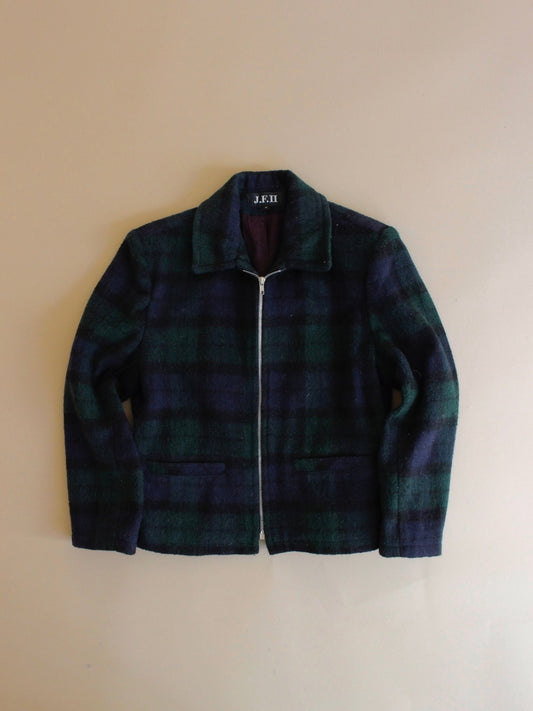 1990s Plaid Wool JF II Jacket