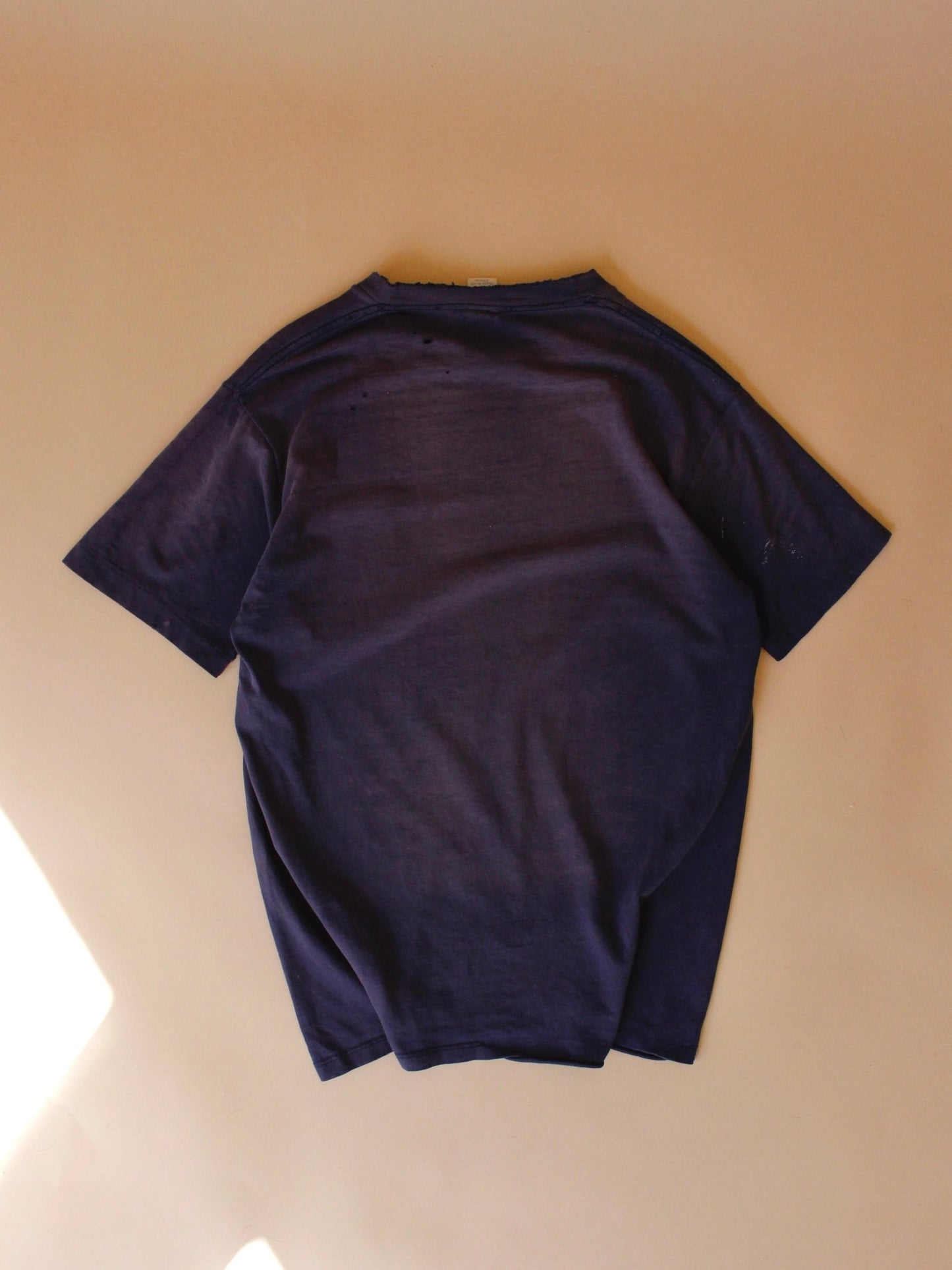 1990s Blank Navy Pocket Tee