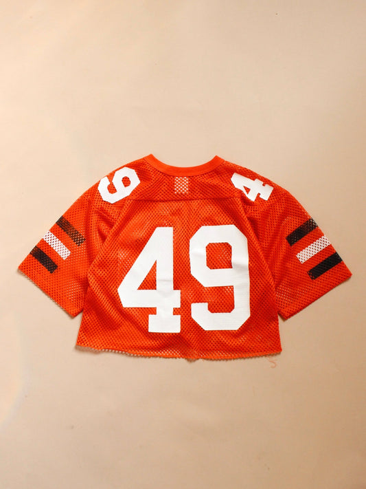1980s Cropped Mesh Jersey