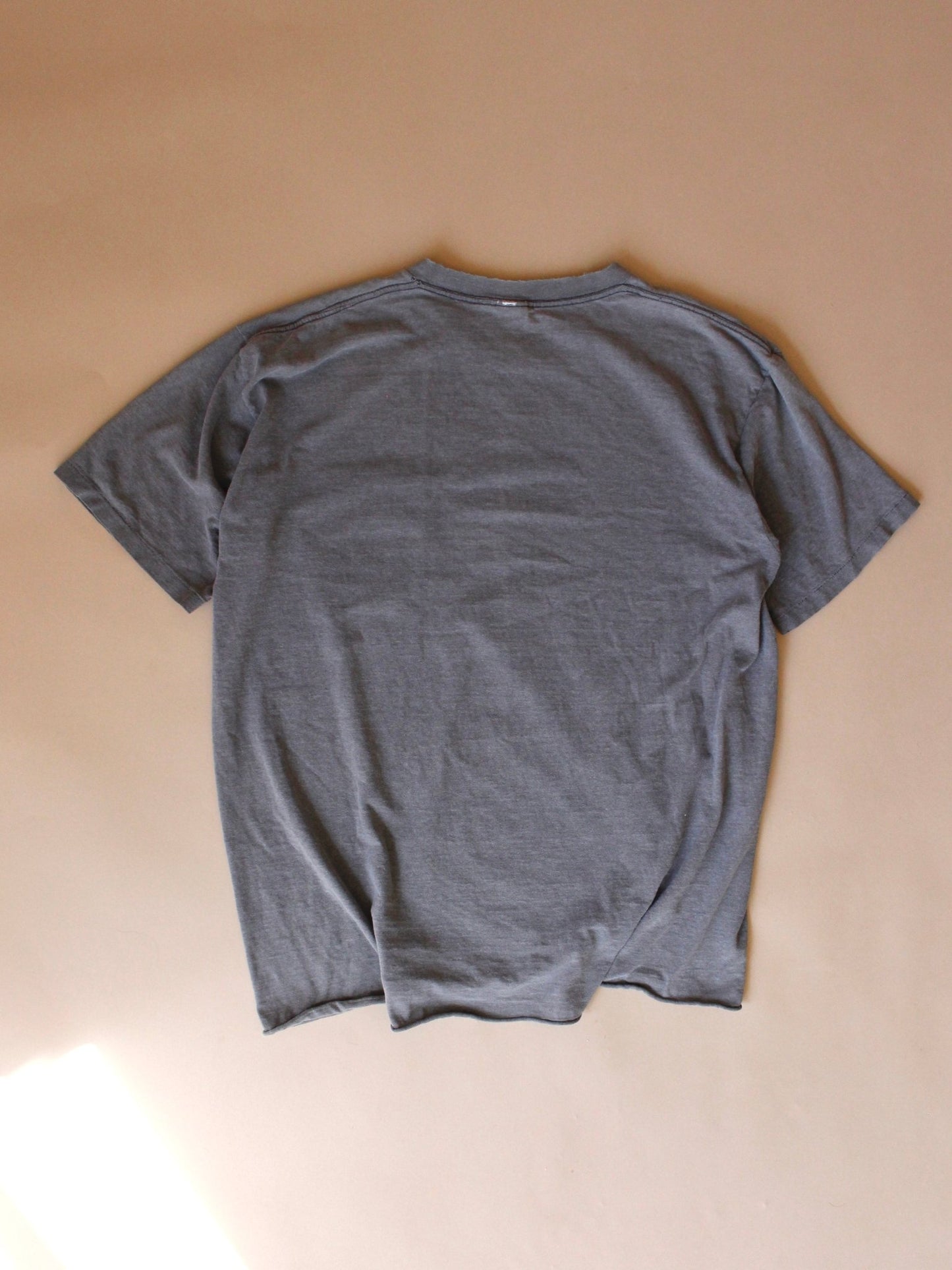 1990s Blank Grey Pocket Tee