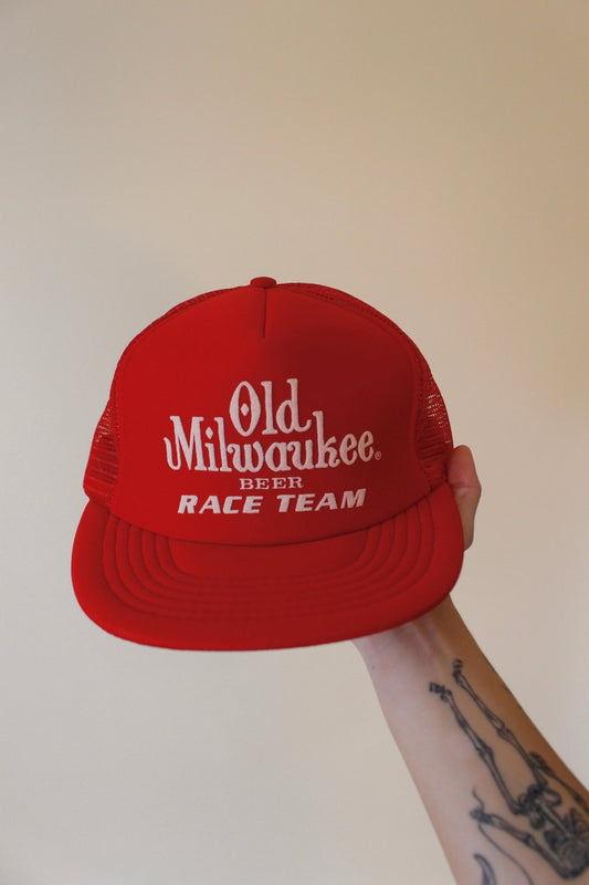 1980s Old Milwaukee Race Team Trucker Hat
