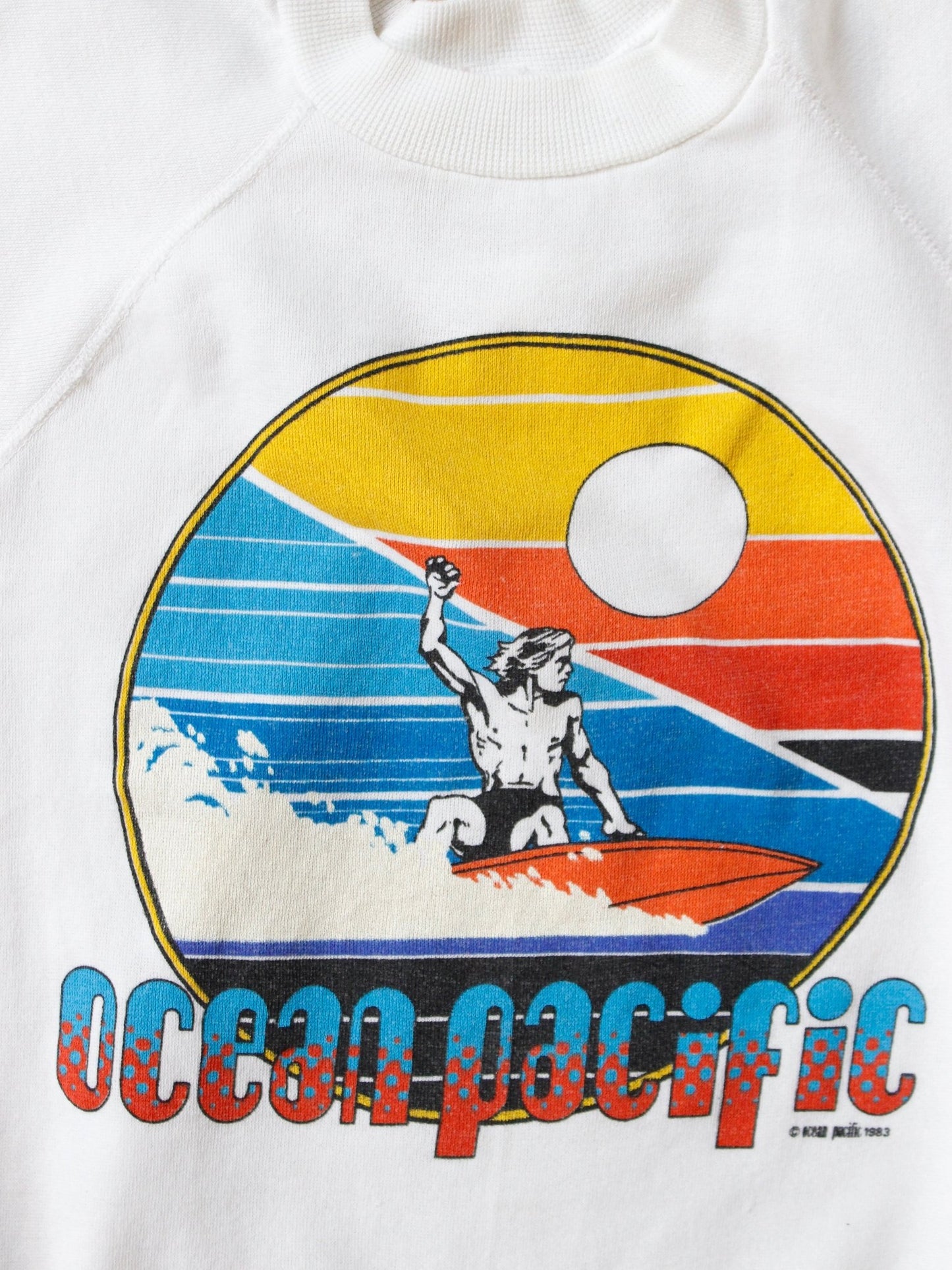 1980s Ocean Pacific Cut-Off Crew