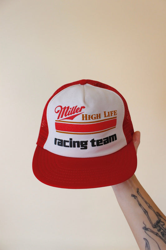 1980s Miller High Life Racing Team Hat